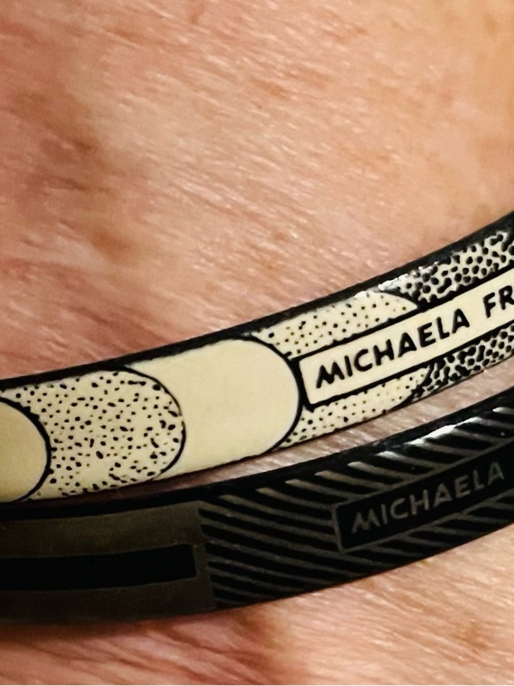 Michaela Frey Bangles Set Vintage Art Bangle Bracelets